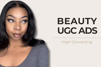 create high converting beauty ugc ads
