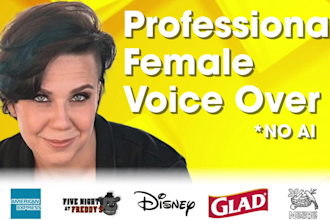 narrate a female north american voice over