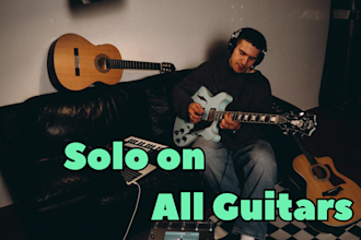 record a killer professional lead guitar solo for your song