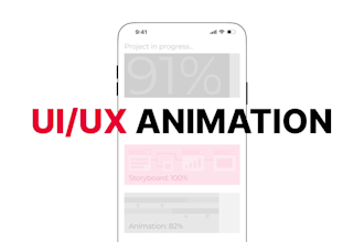 create UI UX animation video