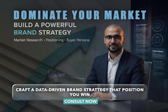 create a powerful brand strategy with market research and buyer persona