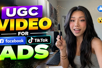 create realistic ai ugc video ads, facebook ads, ai ads, and tiktok ads