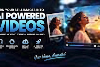 animate still image to loopable animated gif alive photo cinemagraph ai video