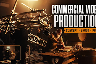 film and produce a cinematic brand commercial