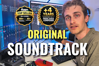 compose custom soundtrack, cinematic orchestral score, film and videogame music