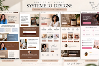 build systeme io online course sales funnel systeme io landing page website