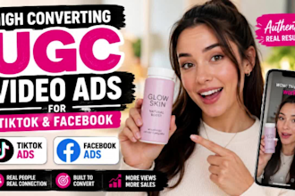 ugc video ads for tiktok or facebook