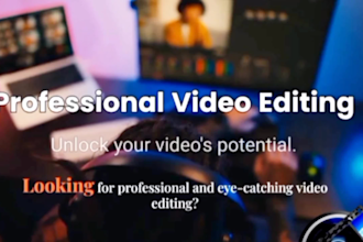 do professional video editing and post production