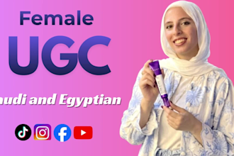 create saudi arabic ugc videos for your brand