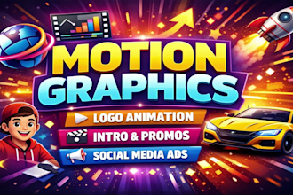 create custom motion graphics animation