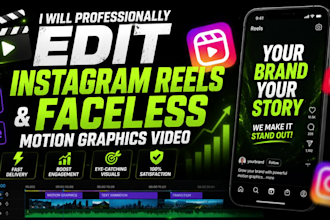 edit instagram reels and tiktok videos