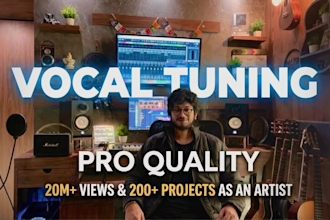 manually tune, correct pitch and mix your vocals