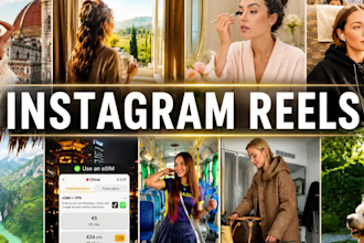 edit premium luxury lifestyle reels for your brand and page