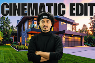 edit cinematic property tour videos for real estate agents in 24 hours