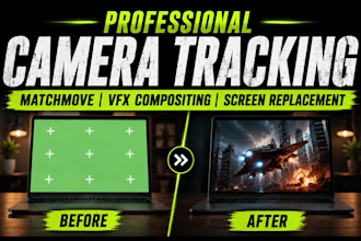 do camera tracking, matchmove and vfx compositing
