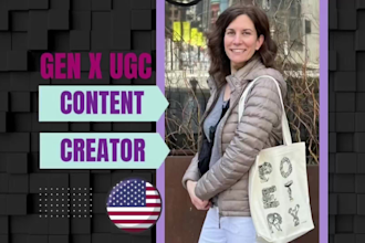 create female middle aged gen x ugc videos incl selfie style