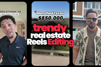 do professional real estate video editing