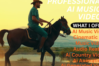 create stunning ai music videos, ai visuals, and lyric videos for your song