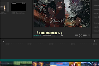 do professional anime video editing for your social media