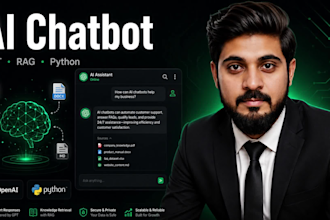 build a custom ai chatbot with rag and gpt using python
