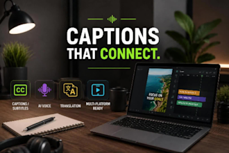 add captions and ai voice to your videos