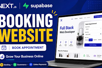 create a salon scheduling and online booking website