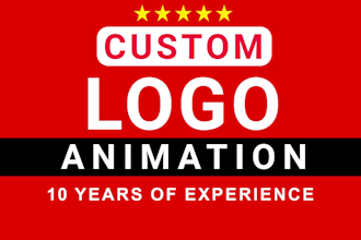 create a custom logo animation in premium quality