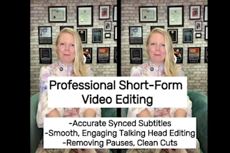 edit lawyers, attorneys, firms talking head videos, legal advice reels, captions