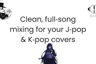 mix your jpop or kpop cover