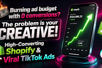 create high converting shopify dropshipping video ads