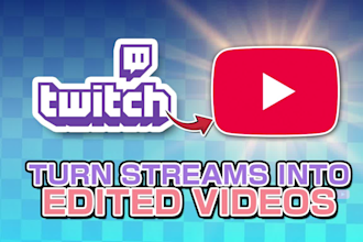 edit your twitch stream vod to a youtube video