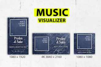 design audio spectrum music visualizer