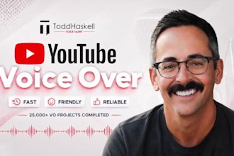 record your american male english youtube voice over