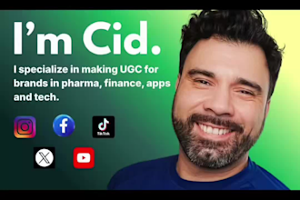 make relatable ugc videos for finance pharma and saas brands
