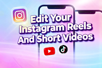 do viral tiktok, instagram reels, and youtube shorts editing