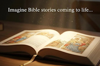 create 3d christian kids bible story animation and illustration