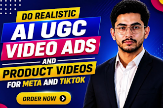 do realistic ai ugc video ads and product videos for meta and tiktok