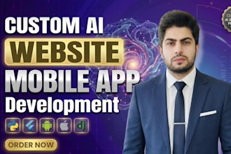 build a full stack ai website and ai mobile app
