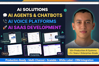 develop ai saas platform ai voice agent multi tenant system