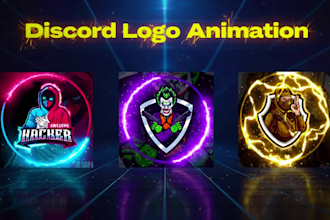 make eye catchy roleplay discord logo animation,banner animation,pfp and icon