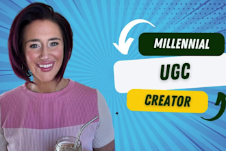create millennial ugc video ads for tiktok instagram or facebook