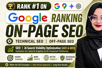 do complete on page SEO optimization service to boost google ranking for website