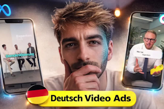 create facebook video ads in german