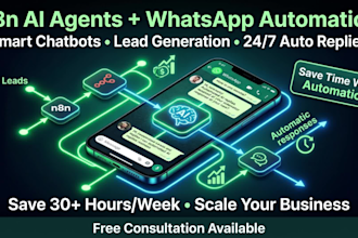 create n8n ai agents and whatsapp automation systems