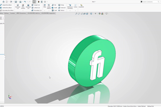 convert 2d logo into a 3d model for printing