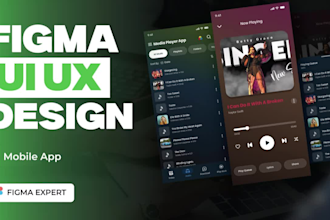 design modern android app UI UX