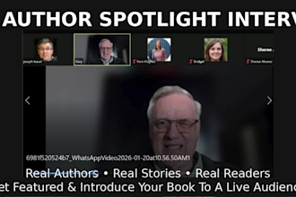 engage you with audience live author spotlight interviews boost amazon KDP book