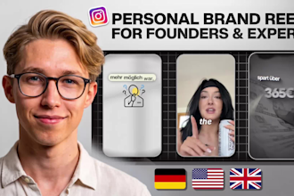 edit personal brand reels for founders and experts