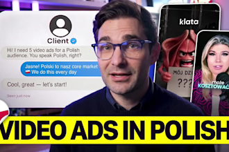 create facebook video ads in polish