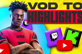 edit kick and twitch vods into youtube videos